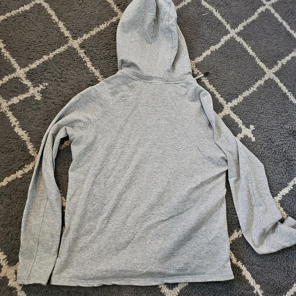 Zyia Active Combo Pocket Sweatshirt Grey Quilted Hooded Size XS - Picture 4 of 8